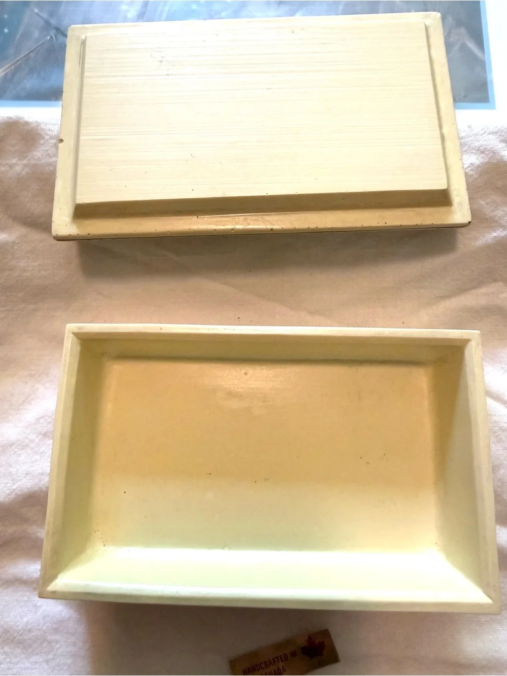 Vintage Canadian Made Bighorn Sheep Trinket Box – Clashing Rams Wildlife Art
